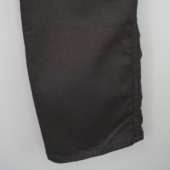 New Good American Good Curve High Rise Straight Jeans in Black001 size 4/27 - Picture 9 of 16